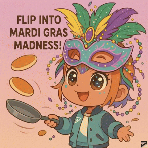 Flip Out Mardi Gras GIF by Persona