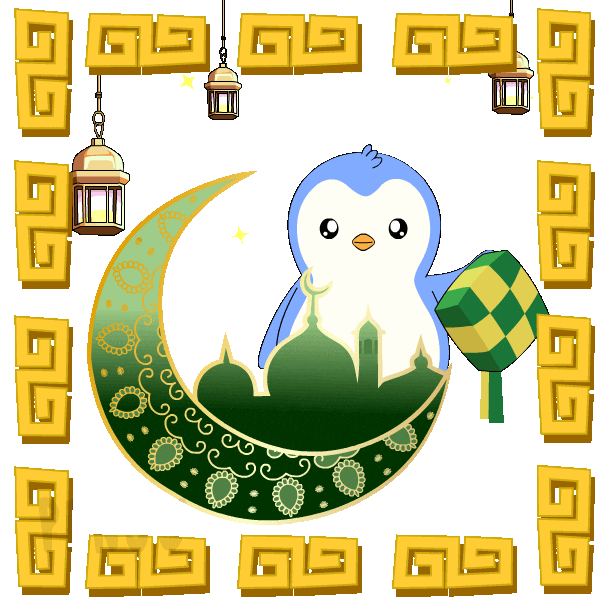 Pray Eid Al Fitr Sticker by Pudgy Penguins