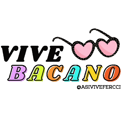 Bacano Sticker by Así vive Fercci