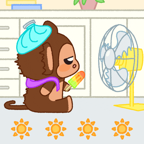 Melting Ice Cream GIF by Chimpers