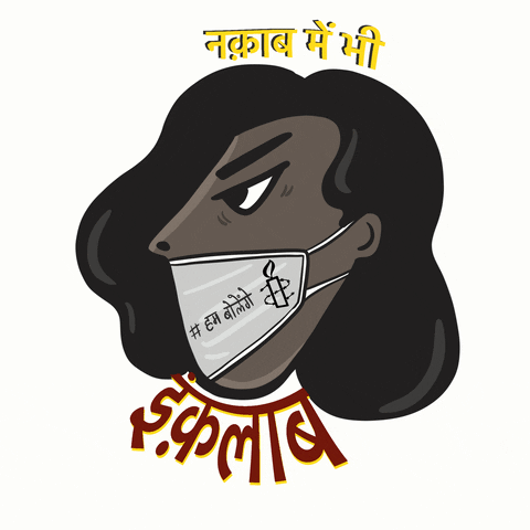 Dissent Mask GIF by Amnesty India