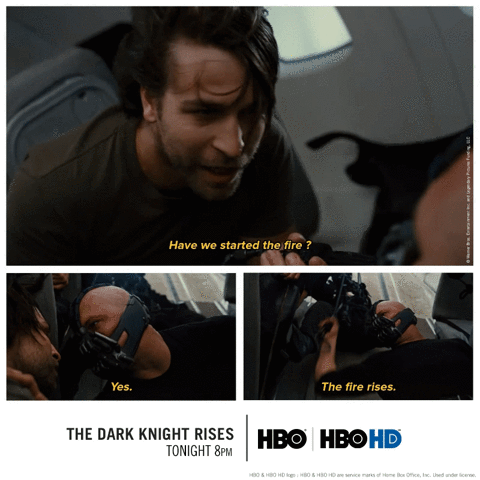 the dark knight rises GIF by HBO India