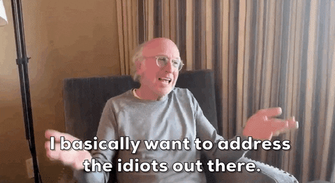 Larry David Stay At Home GIF