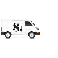 stagedpropertystyling delivery van sps staged Sticker