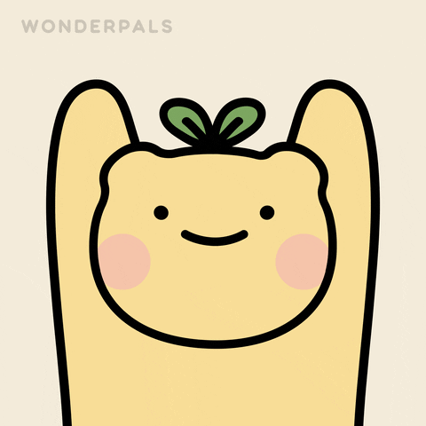Happy Hands Up GIF by WonderPals