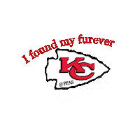 Adopt Kansas City Chiefs Sticker by Prairie Paws Animal Shelter