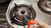 Scared Fire GIF