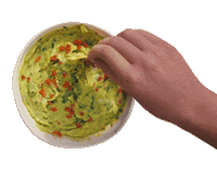 Guacamole Eating Sticker by Paulig
