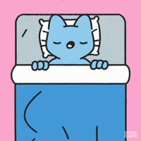 Tired Blue Cat GIF by Cool Cats