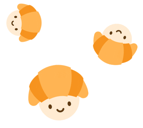 happy getcroissant Sticker