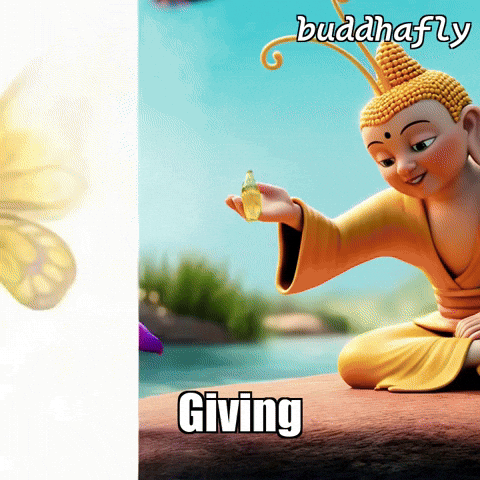 Butterfly Wisdom GIF by BuddhaFlyJourney