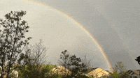 Double Rainbow Arcs Over Greenville, South Carolina