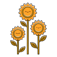 Summer Flowers Sticker