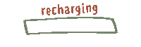 Recharging Sticker by Posh The Label