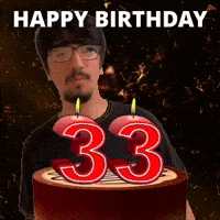 Happy 33rd Birthday
