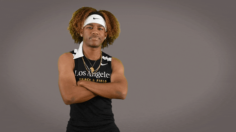 Cal State La Track GIF by Cal State LA Golden Eagles