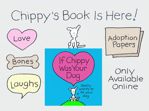 adopt me i love dogs GIF by Chippy the dog