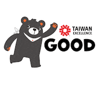 Bear Goodbye Sticker by My Weekend Plan