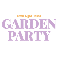 Garden Party Sticker by Little Light House