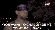TalkNShop wwe wrestling challenge aew GIF