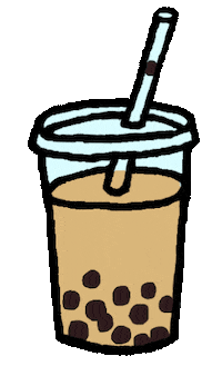 Milk Tea Illustration Sticker by Shing02