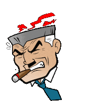 Mad J Jonah Jameson Sticker by Pingolito