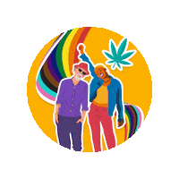 Happy Love Is Love Sticker by Weedmaps
