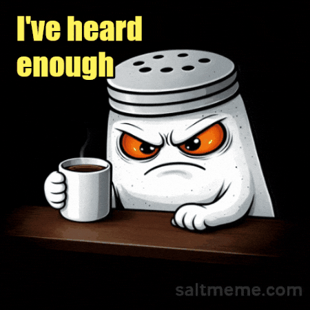 Do Not Look At Me Shut Up GIF by SALT