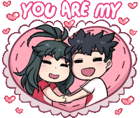 I Love You Hearts Sticker by Jin