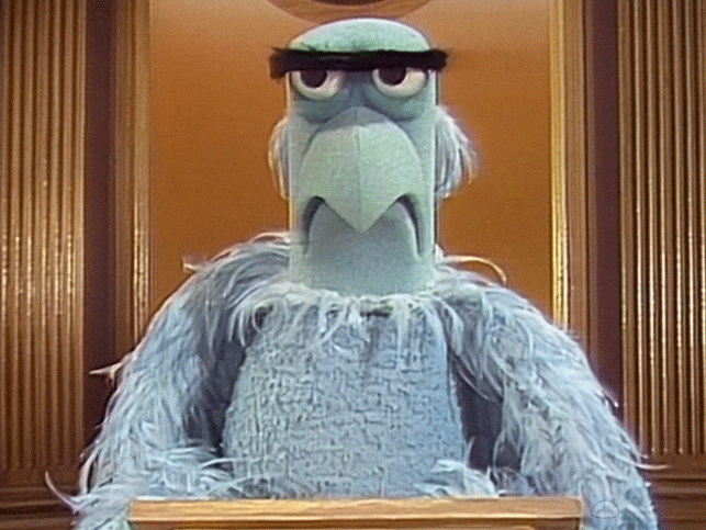 muppetwiki giphyupload side eye eyebrows muppets GIF