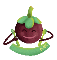 nutriasia passionfruit dragonfruit mangosteen superfruits Sticker