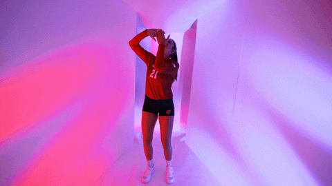 Wisconsin Volleyball GIF by Wisconsin Badgers