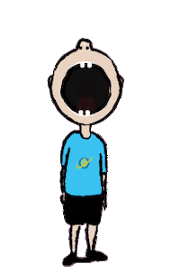Sad Art Sticker by Sam Omo