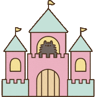 black cat Sticker by Pusheen