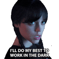 Addams Family Wednesday Sticker by NETFLIX