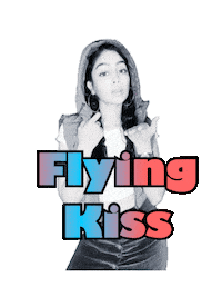 Flying Kiss Love Sticker by Global Tara Entertainment