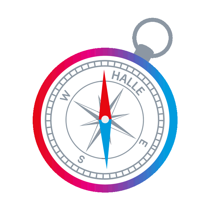 Travel Time Sticker by Stadtmarketing Halle (Saale)