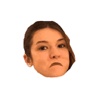 Sad Girl Elisa Sticker by Lesage Prestige