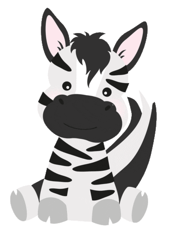 Zebra Tier Sticker by omamashop