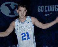 Byu Basketball Sport GIF by BYU Cougars