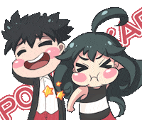 Angry Couple Sticker by Jin