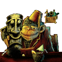 Drunk Monkey Sticker