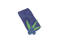 Acai Berry Smoothie Sticker by Gratefood Co.