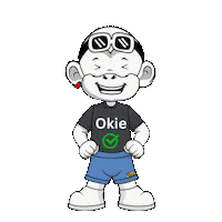 White Monkey Red Earring Sticker by Zhot