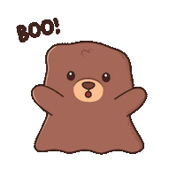Teddy Bear Halloween Sticker by BEARISH