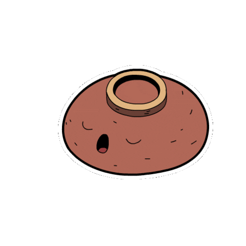 Cartoon Stone Sticker
