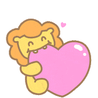 Teething I Love You Sticker by Holler Studios