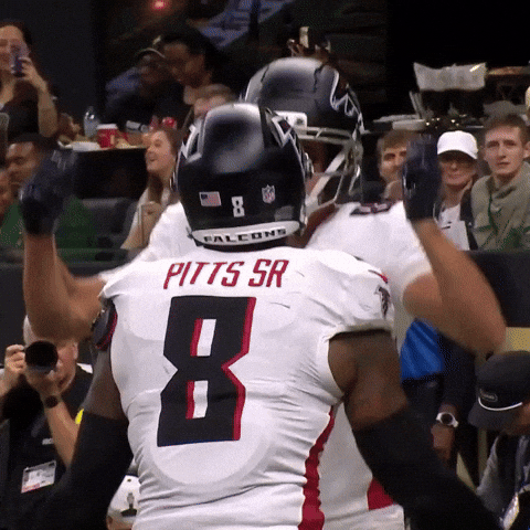 Happy David Sills GIF by Atlanta Falcons