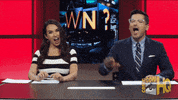 trisha hershberger anthony carboni GIF by Comic-Con HQ