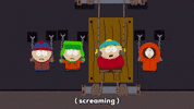 eric cartman chain GIF by South Park 